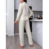 imageVerdusa Womens 2 Piece Pj Sets Matching Sets Printed Pajama Sets Sleepwear Long Sleeve Tops and PantsFloral Beige