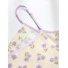 imageVerdusa Womens 2 Piece Printed Pajama Sets Sleepwear Spaghetti Strap Cami Top and Pants Pj SetBeige
