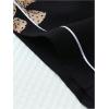 imageVerdusa Womens 2 Piece Sleepwear Button Down Pajama Sets Short Sleeve Shirt and ShortsBlack Bow