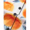 imageVerdusa Womens 2 Piece Sleepwear Button Down Pajama Sets Short Sleeve Shirt and ShortsOrange