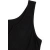 imageVerdusa Womens 2 Pieces Fuzzy Pajama Set Knit Crop Tank Top ampamp Teddy Plaid Shorts LoungewearBlack Plaid