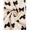 imageVerdusa Womens 2Piece Button Down Short Sleeve Ditsy Floral Button Front Sleepwear Loungewear PJ SetBlack Beige
