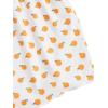 imageVerdusa Womens 2Piece Button Down Short Sleeve Ditsy Floral Button Front Sleepwear Loungewear PJ SetOrange