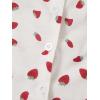 imageVerdusa Womens 2Piece Button Down Short Sleeve Ditsy Floral Button Front Sleepwear Loungewear PJ SetRed