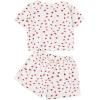 imageVerdusa Womens 2Piece Button Down Short Sleeve Ditsy Floral Button Front Sleepwear Loungewear PJ SetRed