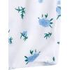 imageVerdusa Womens 2Piece Button Down Short Sleeve Ditsy Floral Button Front Sleepwear Loungewear PJ SetWhite