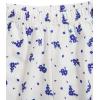 imageVerdusa Womens 2Piece Button Down Short Sleeve Ditsy Floral Button Front Sleepwear Loungewear PJ SetWhite Blue