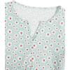 imageVerdusa Womens 2Piece Button Down Short Sleeve Ditsy Floral Button Front Sleepwear Loungewear PJ SetWhite Green