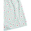 imageVerdusa Womens 2Piece Button Down Short Sleeve Ditsy Floral Button Front Sleepwear Loungewear PJ SetWhite Green