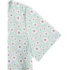 imageVerdusa Womens 2Piece Button Down Short Sleeve Ditsy Floral Button Front Sleepwear Loungewear PJ SetWhite Green