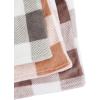 imageVerdusa Womens 3 Pack Fuzzy Buffalo Plaid Pajama Shorts Tie Front Elastic Waist Cute Sleep Lounge Pj ShortsBeige Multi