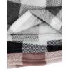 imageVerdusa Womens 3 Pack Fuzzy Buffalo Plaid Pajama Shorts Tie Front Elastic Waist Cute Sleep Lounge Pj ShortsMulticolor