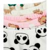 imageVerdusa Womens 3 Pieces Fuzzy Pajama Cartoon Graphic Flannel Sleep Shorts Pj Lounge BottomsBrown Pink