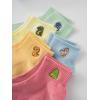 imageVerdusa Womens 5 Pairs Cartoon Embroidered Ribbed Cute Crew SocksMulticolor B