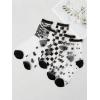 imageVerdusa Womens 5 Pairs Sheer Socks Mesh Crew Socks Transparent See Through Tulle SocksBlack