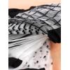 imageVerdusa Womens 5 Pairs Sheer Socks Mesh Crew Socks Transparent See Through Tulle SocksBlack and White