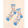 imageVerdusa Womens 5 Pairs Sheer Socks Mesh Crew Socks Transparent See Through Tulle SocksMulticolor
