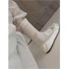 imageVerdusa Womens 7 Pairs Textured Crew Socks Ruffle Trim SocksWhite