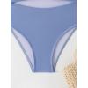 imageVerdusa Womens Cut Out Colorblock One Piece Swimsuit Ruched Swimwear Bathing SuitBlue and Pink