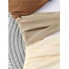 imageVerdusa Womens Cut Out Colorblock One Piece Swimsuit Ruched Swimwear Bathing SuitBrown Beige