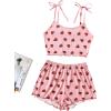 imageVerdusa Womens Floral Print V Neck Long Sleeve One Piece Pajama Onesie Sleepwear Romper