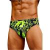 imageVerdusa Mens Swim Brief Swimsuit Bikini Briefs Beach Shorts Bating SuitBlack and Green