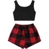 Black Red Plaid