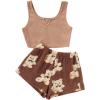 Khaki and Brown