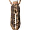 imageVerdusa Womens Plush Warm Pajama Pants Fleece Lounge Sleepwear Pj BottomsBrown