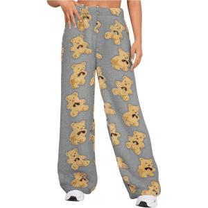 imageVerdusa Womens Plush Warm Pajama Pants Fleece Lounge Sleepwear Pj BottomsGrey